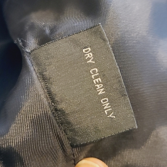 Sasson | Women's Vintage Chevron Striped Wool Jacket Blazer (Size 10/11) - Picture 11 of 15